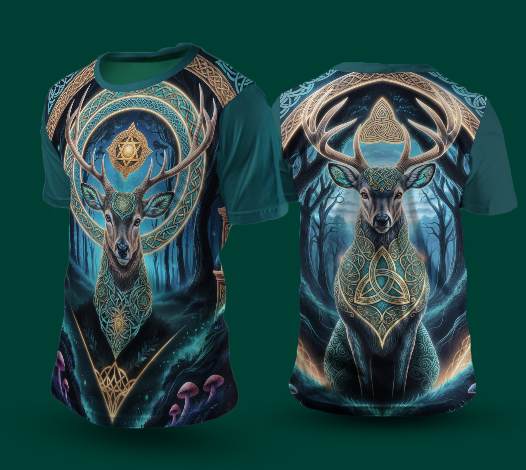 Camiseta NEON Cervo — Manga comprida